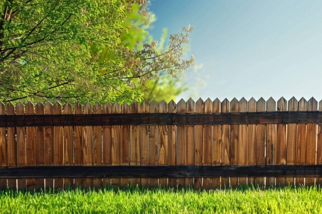 A Garden Fence and The Neighbor's Tree
