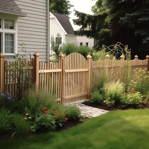 Columbus Wooden Garden Fence Columbus Wooden Garden Fence
