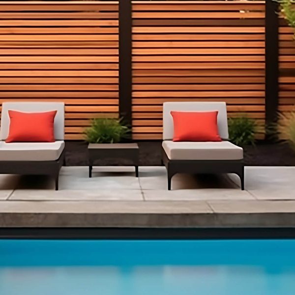 Columbus Wooden Pool Fence